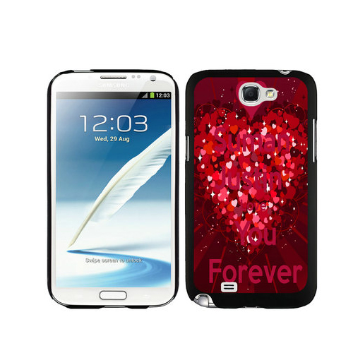 Valentine Forever Samsung Galaxy Note 2 Cases DTB - Click Image to Close